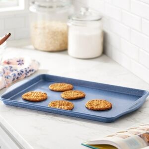 💜 New 2025 The Pioneer Woman Large  Blue Speckled Baking Sheet